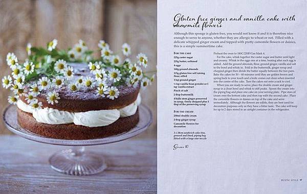 cake with flowers