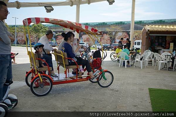 大佳河濱公園沙坑 租借四輪車