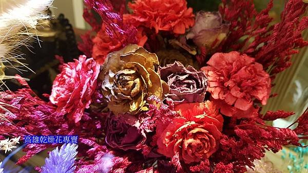 高雄乾燥花木玫瑰乾燥花店7