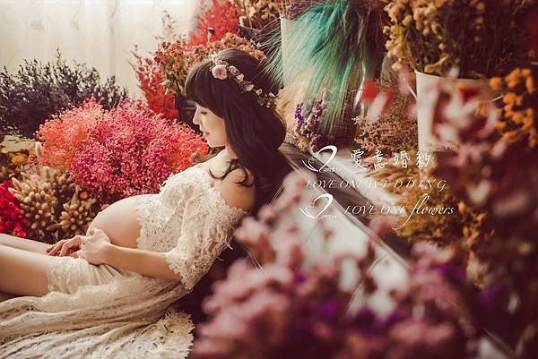 拍照花束_乾燥花束_仿真花束_鮮花束_高雄愛意工作室_婚紗照花束-2019