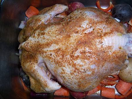 Jan062012 roast chicken - blackened seasoning roast chicken