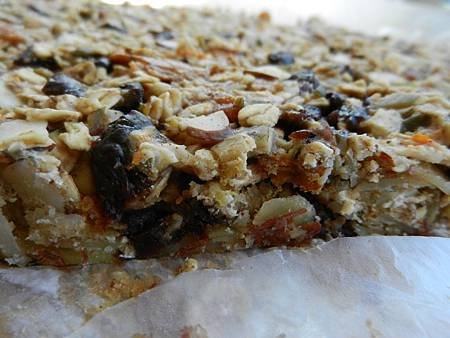 Aug262012 homemade energy bar 自製能量棒橫切面