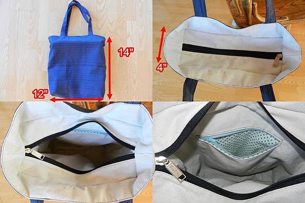 Oct102014 Recessed Zipper Bag_人淡如蓮_dimension