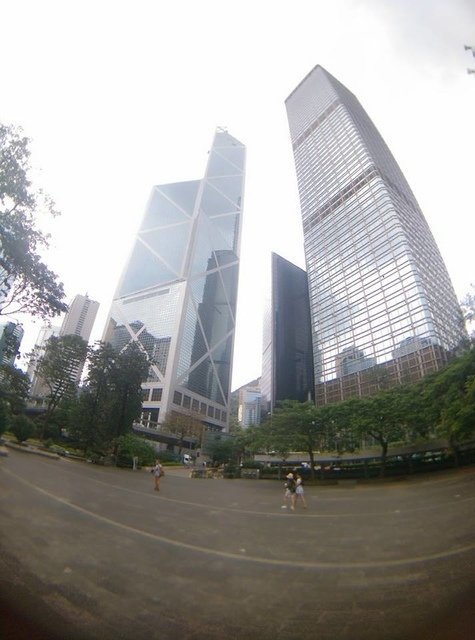 遮打公園拍攝中銀大廈 - 。 Hong Kong &amp; Macau 。