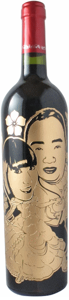 柏和敏 情人節記念酒 主題美女與野獸(金).gif