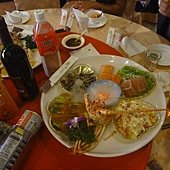 龍蝦拼盤