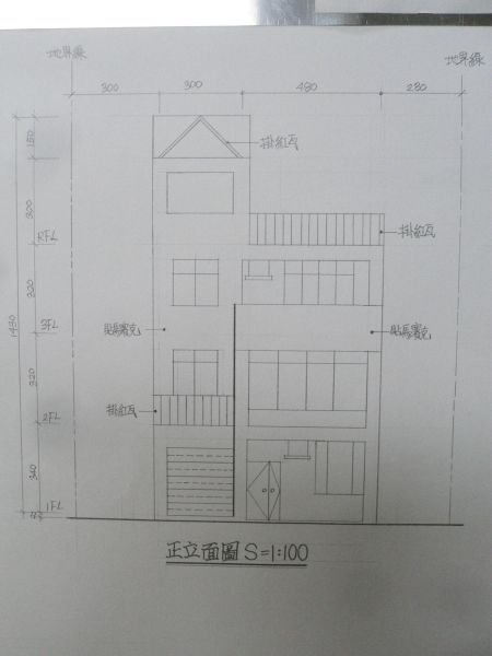 正立面圖