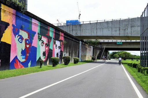 【台北市,新北市】淡水河右岸,大漢溪右岸自行車道(百齡橋~浮