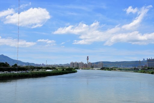 【台北市,新北市】淡水河右岸,大漢溪右岸自行車道(百齡橋~浮