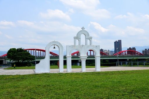 【台北市】古亭蜀葵花海,羅曼蒂克河濱公園婚紗廣場(淡水河右岸