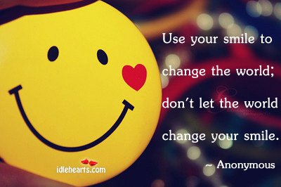 Use-your-smile-to