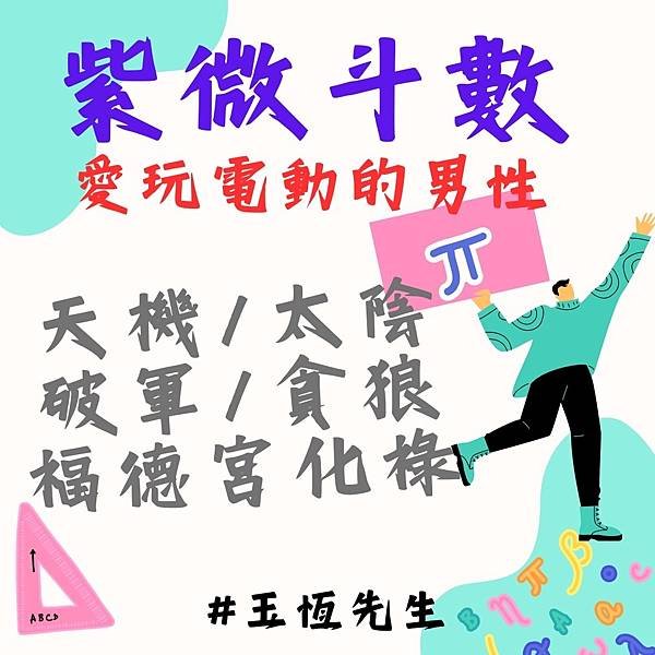【Q&amp;A】紫微斗數愛玩電動的男性？