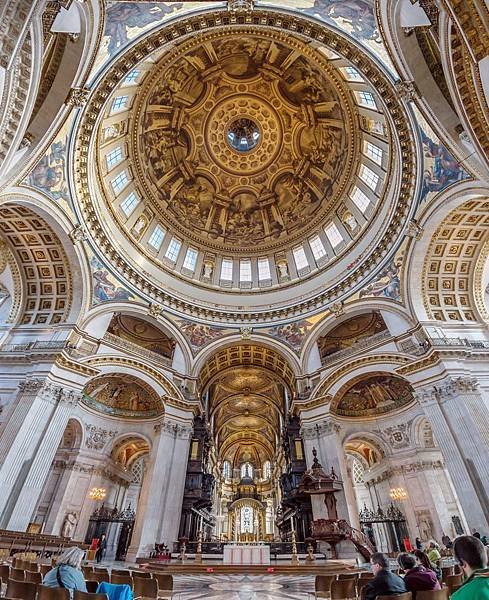 Looking into the dome