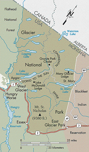 glacier-national-park-map