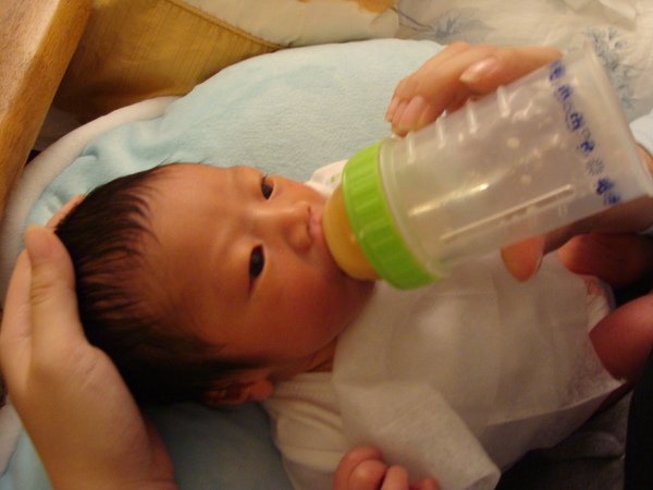 William&apos;s first bottle