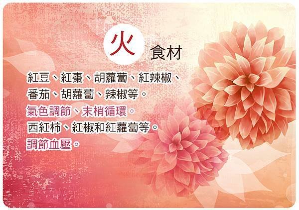 五行火食材
