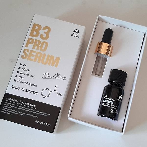 居家抗痘保養開箱【Dr. May美博士】B3淨膚精華系列的使