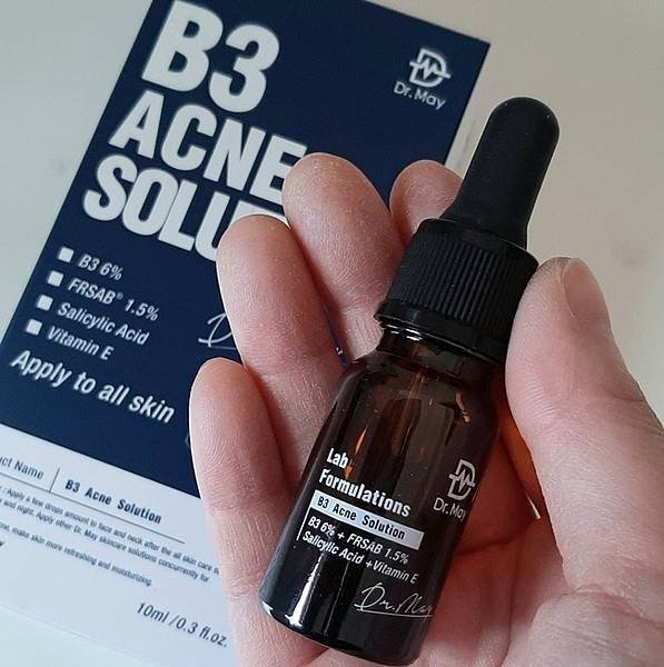 居家抗痘保養開箱【Dr. May美博士】B3淨膚精華系列的使
