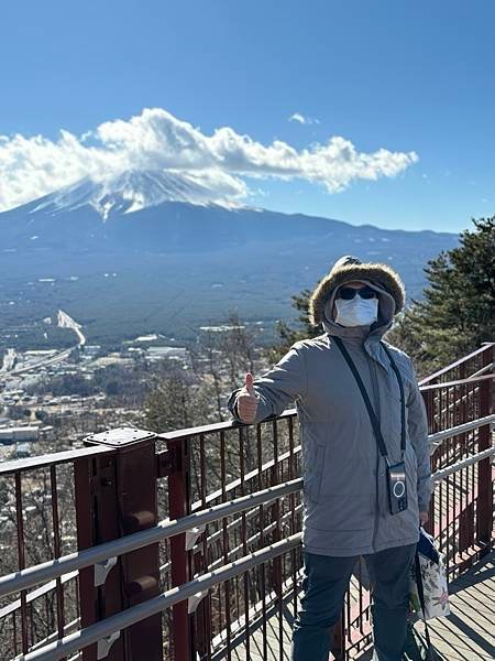 2025寒假東京、北海道行 Day2-1：河口湖富士山全景纜