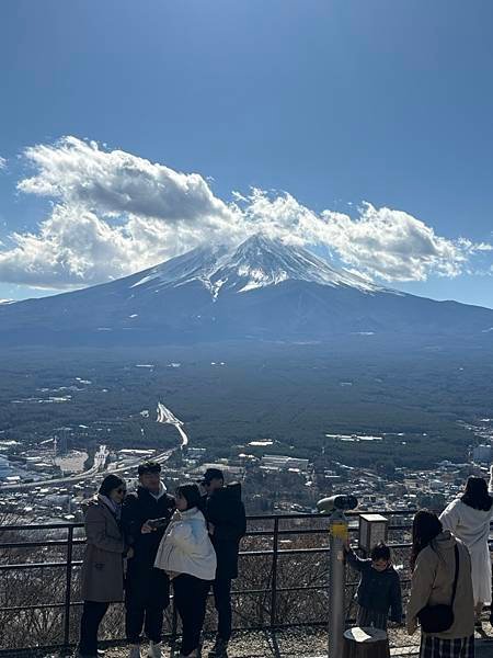 2025寒假東京、北海道行 Day2-1：河口湖富士山全景纜