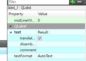 QT translatable check box