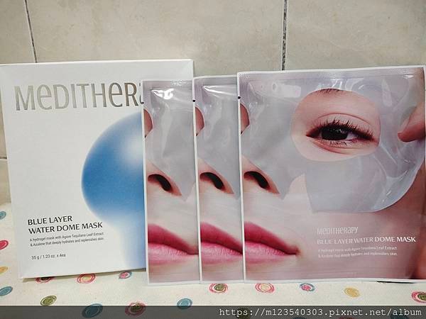 MEDITHERAPY藍水光保濕系列的藍水光保濕果凍凝膠及藍