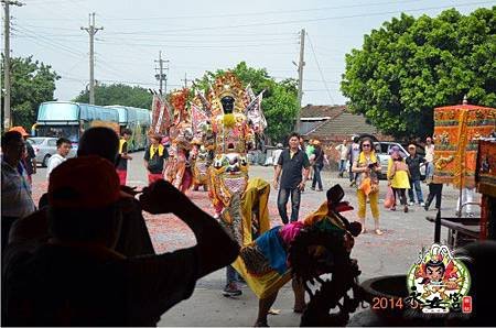 2014甲午年農曆六月二十三日感謝台中聖天佛帝宮蒞臨雲林馬山厝永安宮二太子廟參香