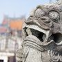 三峽橋上的石獅