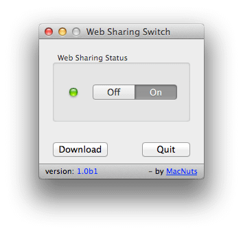 Web Sharing Switch