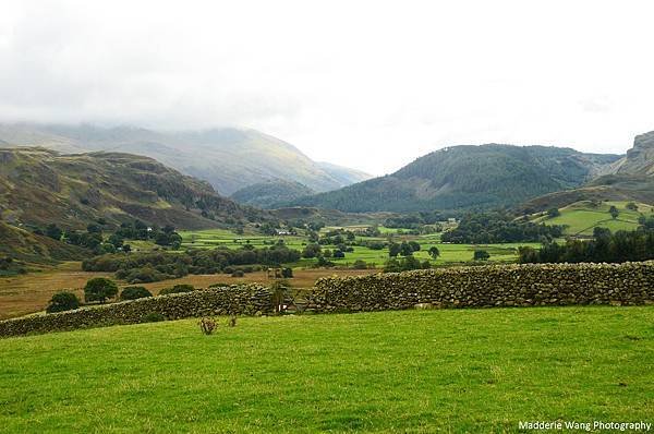 Castlerigg stone circle的山丘風景