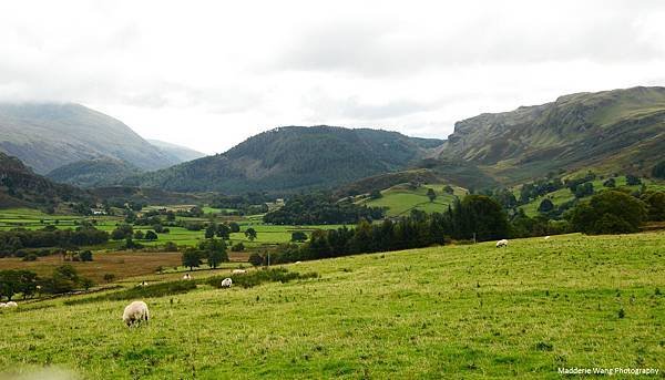 Castlerigg stone circle的山丘風景