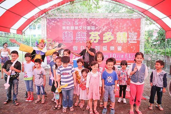 東勢林務園區氣球小丑、魔幻泡泡秀