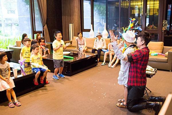 景雲見社區派對氣球小丑、魔術表演