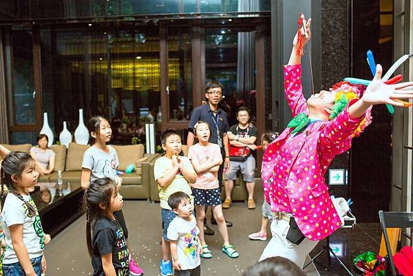 景雲見社區派對氣球小丑、魔術表演