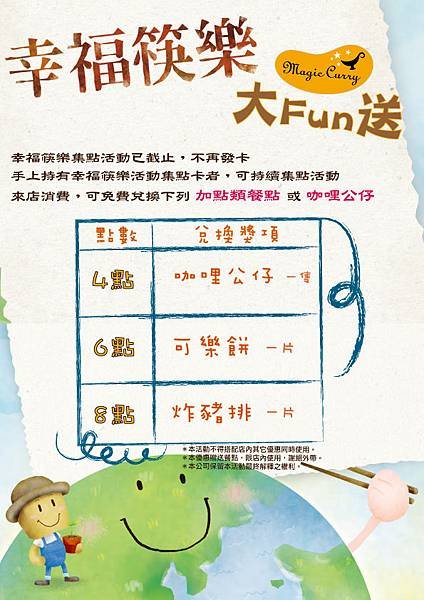 幸福筷樂集點大ＦＵＮ送