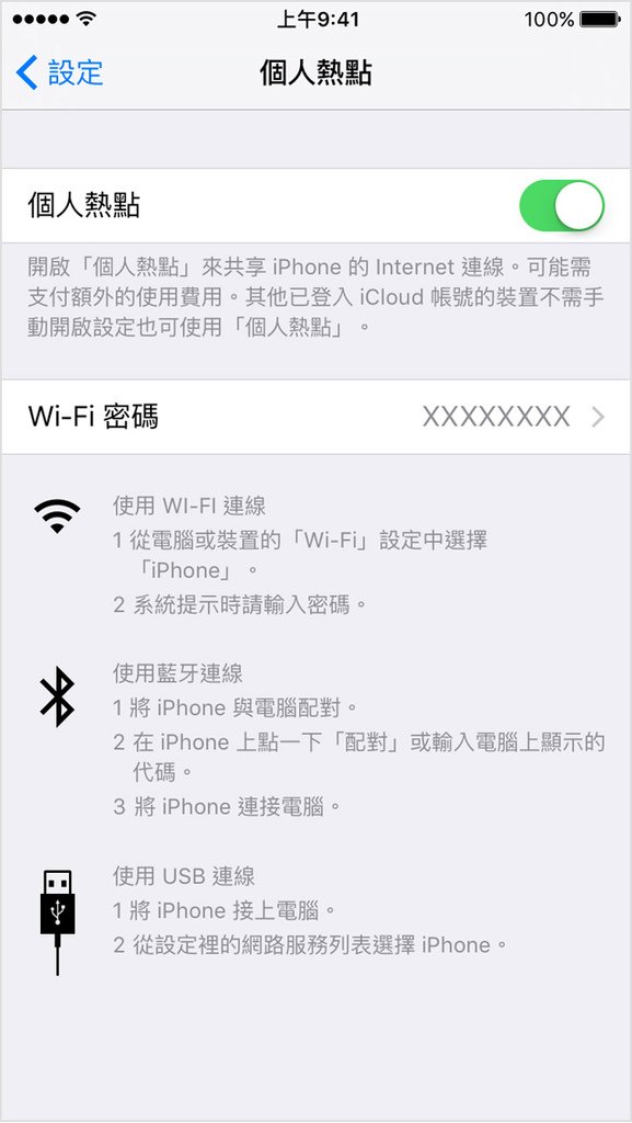 iPhone WiFi Share