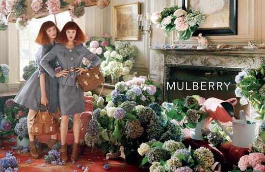 Mulberry S/S 2011 : Lindsey Wixson &amp; Nimue Smit