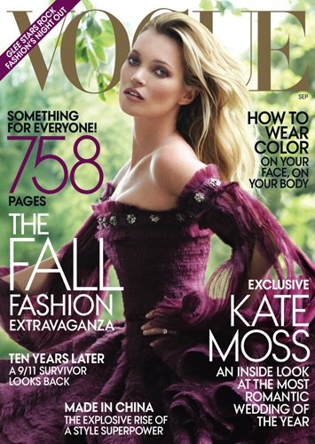 Vogue September 2011 : Kate Moss