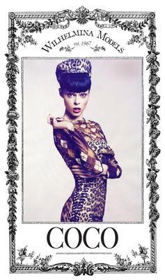 Show Packages-NY SS 12: Wilhelmina - Coco Rocha