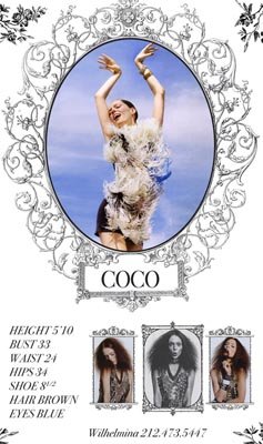 Show Packages-NY SS 12: Wilhelmina - Coco Rocha