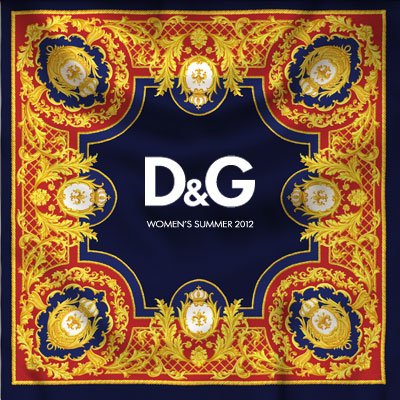 Invitation to the D&amp;G Womenswear S/S 2012 Fashion Show