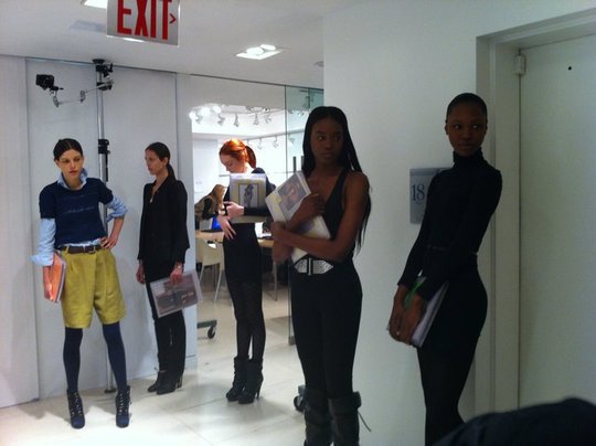 BCBGMAXAZRIA casting call for FALL 2011 shows:: BCBG RUNWAY, MAX AZRIA, and HERVE LEGER