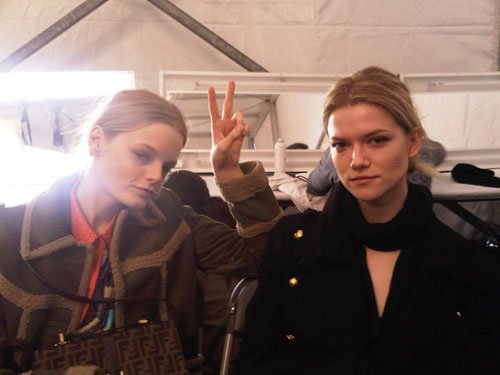 Michael Kors F/W 2011 - Hanne Gaby Odiele &amp; Kasia Struss 