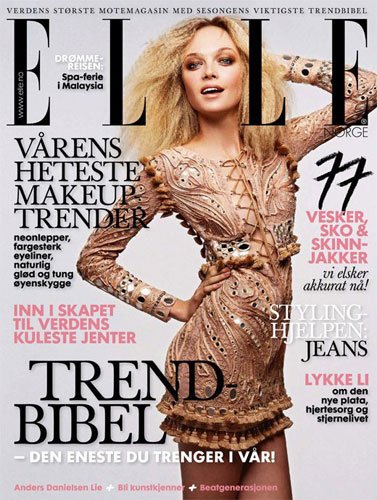 Elle Norway March 2011 : Siri Tollerod