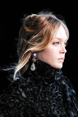 Giorgio Armani F/W 2011 - Siri Tollerod