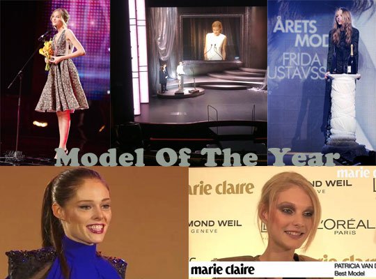 Model Of The Year : Vlada Roslyakova,Lara Stone,Frida Gustavsson,Coco Rocha &amp; Patricia van der Vliet