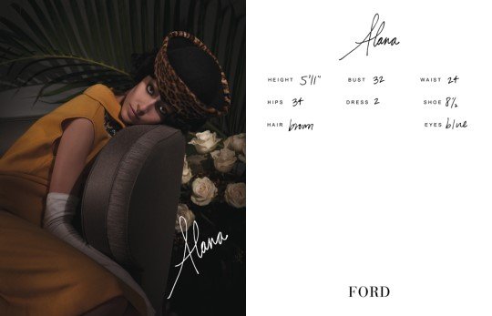 Show Packages-NY SS 11: Ford Models - Alana Zimmer