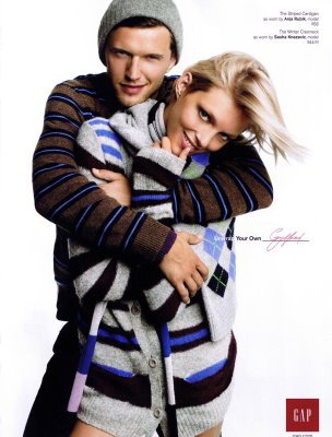 GAP Holiday 2008 - Anja Rubik &amp; Sasha Knezevic