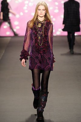 Anna Sui F/W09 - Toni Garrn