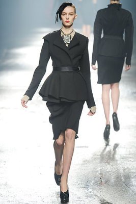 Lanvin F/W&apos;09 - Sigrid Agren